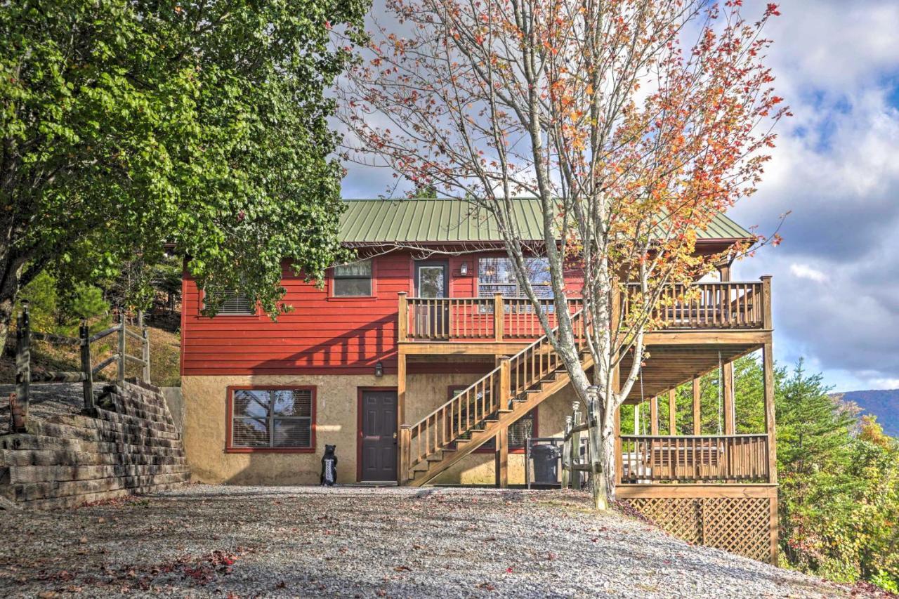 Smoky Mountain Retreat With Hot Tub, Arcade Games Villa Pigeon Forge Bagian luar foto